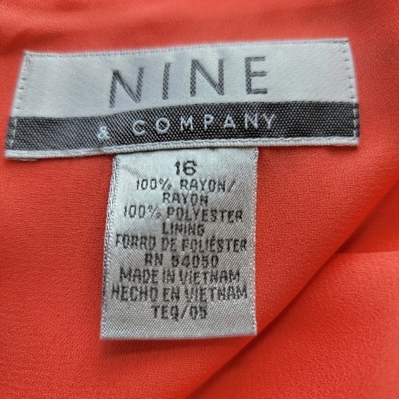 Nine & Co. Floral Rayon Skirt Size 16 EUC - Picture 2 of 7